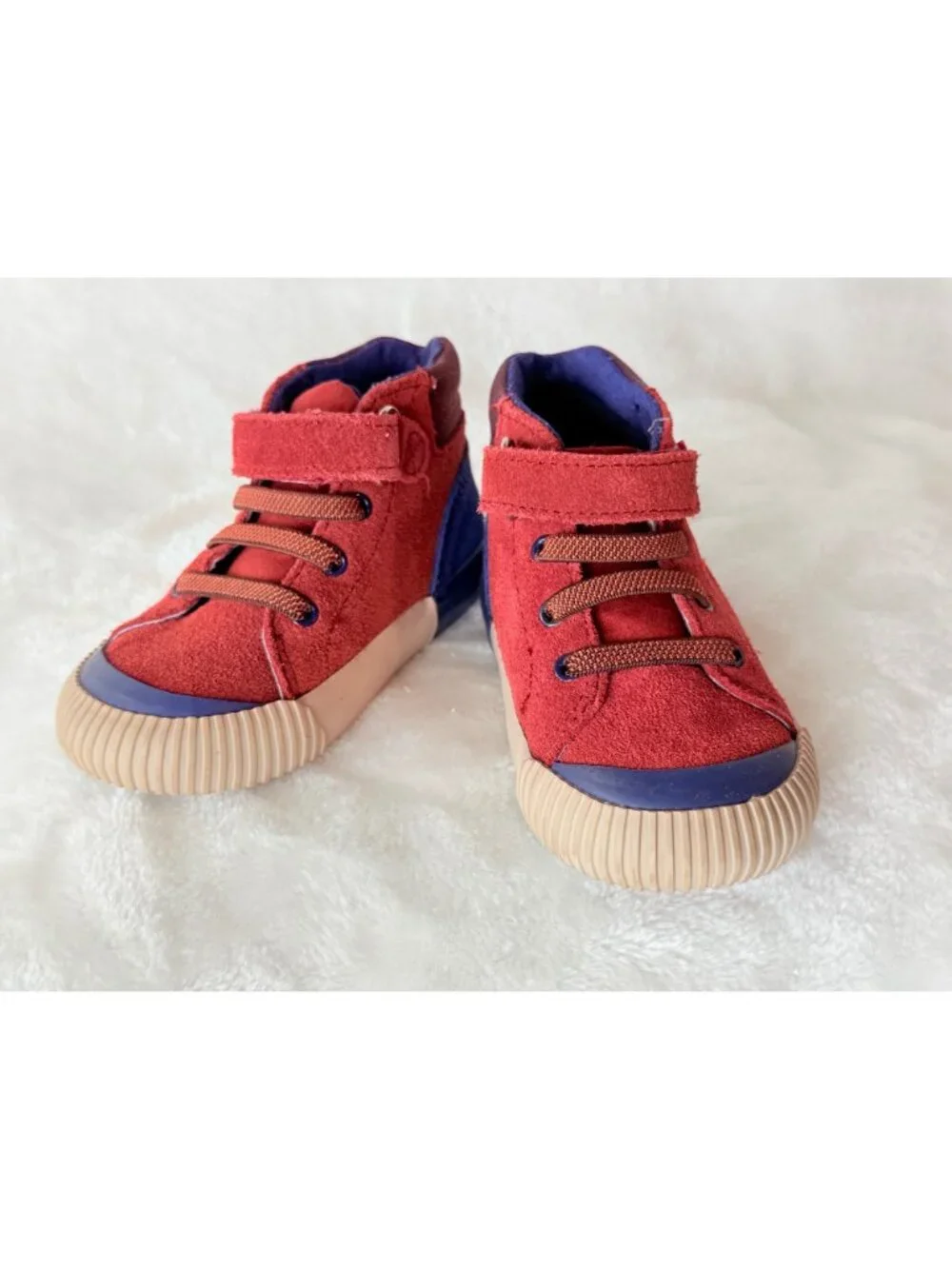 size 5 M SR Striderite Stride rite DUNE high top casual shoes sneakers boys rust